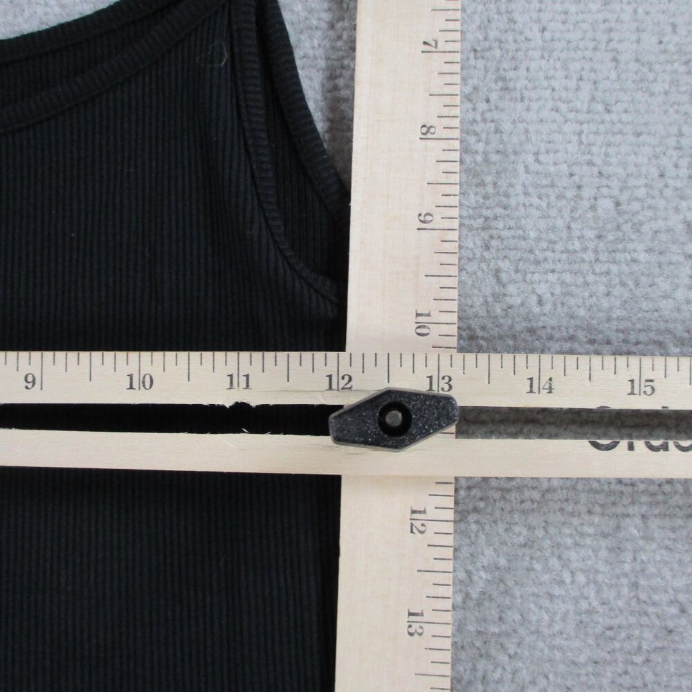 SKIMS Soft Lounge Rib Mini Slip Dress Womens Small Onyx Black Modal Blend NWOT - Picture 7 of 9